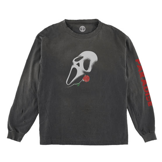 paradis - Phantom Scream L/S (negru) tricou